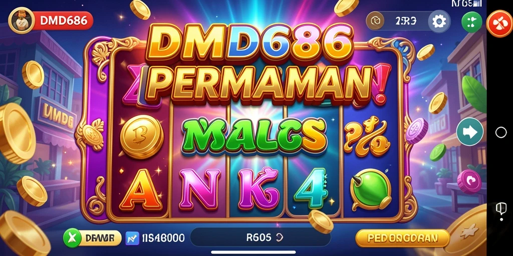 Tampilan menarik dari gameplay DMD686 dengan mesin Slot yang beragam.