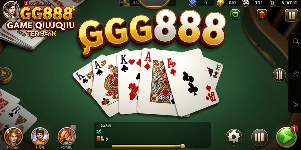 Screenshot GGG888 menampilkan gameplay seru dari QiuQiu.