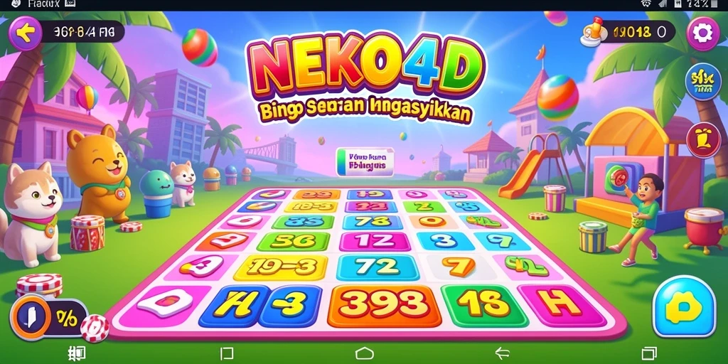 Tampilan seru gameplay Bingo NEKO4D dengan interaksi yang menarik.