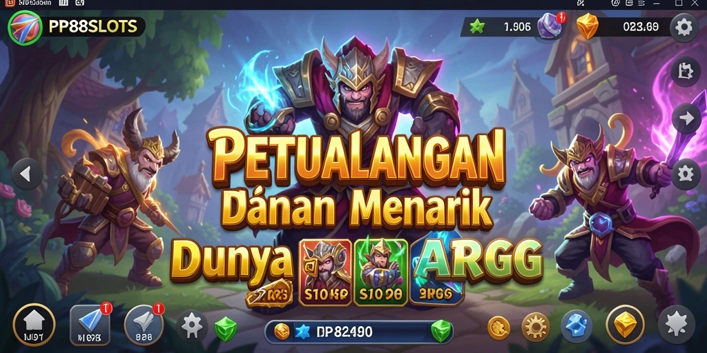 Screenshot menunjukkan gameplay seru dari PP88SLOTS dengan karakter unik.