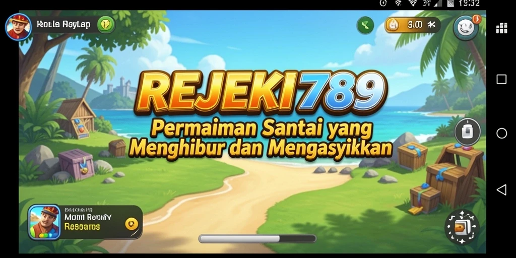 Screenshot menampilkan aksi seru dalam permainan Casual REJEKI789.