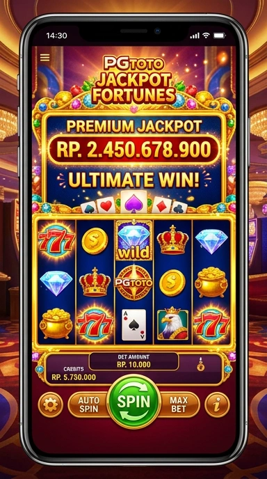 Pengguna sedang menjelajahi aplikasi di pgtoto dengan mudah.